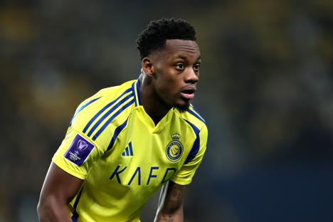 Jhon Duran of Al Nassr during an AFC Champions League match.