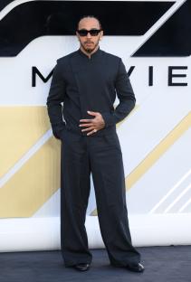 Lewis Hamilton at the F1: The Movie premiere.