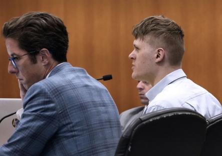 Maxwell Anderson in court during his trial.