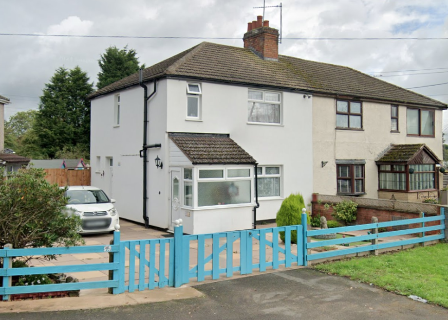 House involved in a fatal car accident.