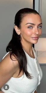 Kady McDermott and her cosmetic surgeon at his clinic.