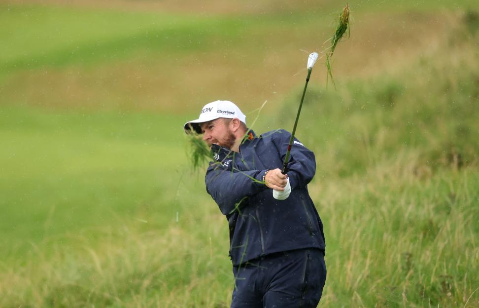 Shane Lowry playing golf.