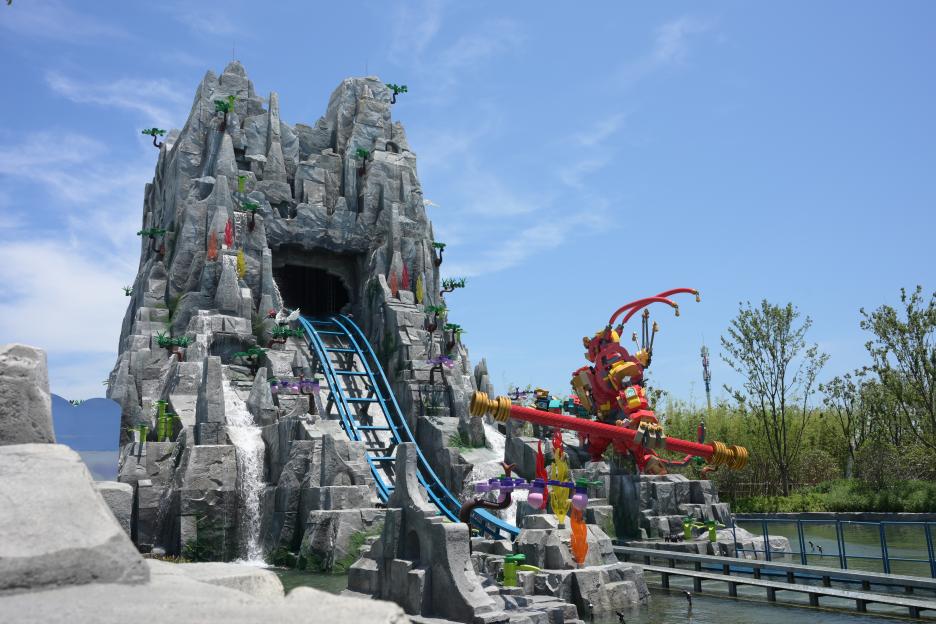 LEGOLAND Shanghai Resort roller coaster.