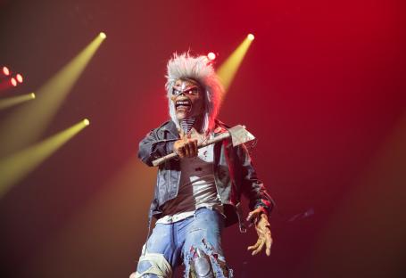 Iron Maiden's Eddie on stage during the
