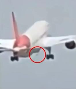 Air India Boeing 787 shortly after takeoff.