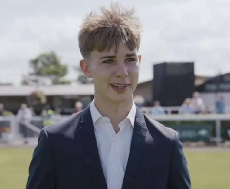 Portrait of Paddy in a suit.
