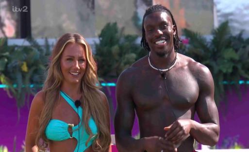 Dejon and Meg from Love Island.