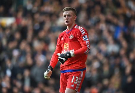Jordan Pickford of Sunderland playing in a Barclays Premier League match.