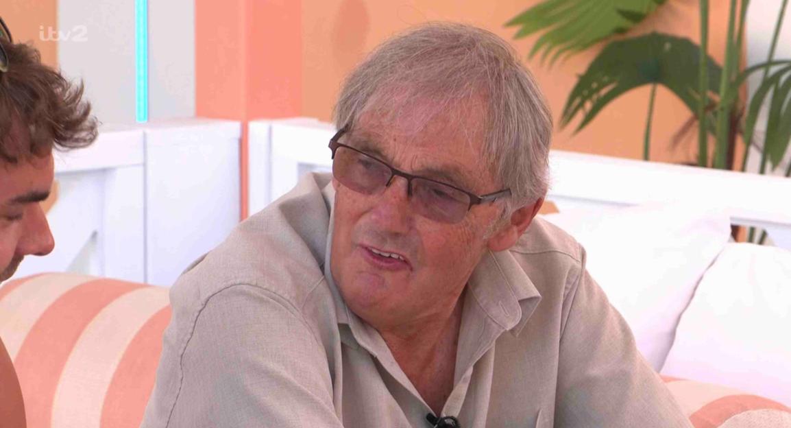 Phil, Helena's father, on Love Island.