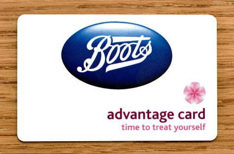 Boots Advantage Card.