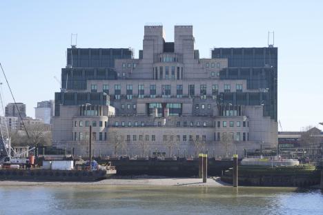 MI6 headquarters in London.