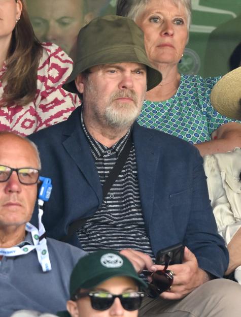 Rainn Wilson at Wimbledon.