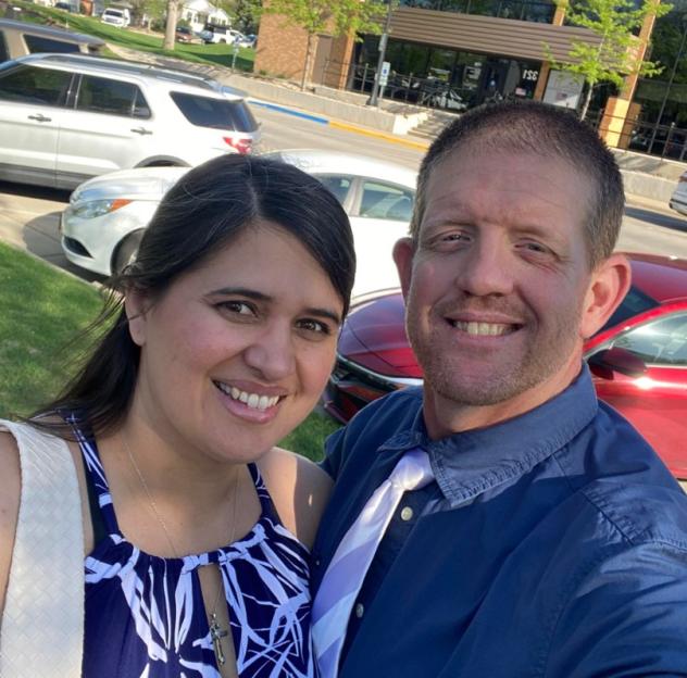 Photo of Cristen and David Brink.