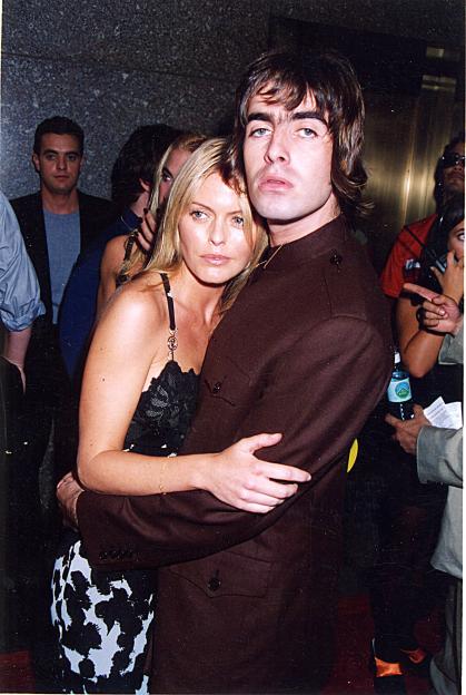 Liam Gallagher and Patsy Kensit at the 1996 MTV Video Music Awards.