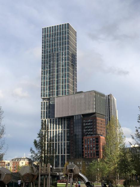 DAMAC Tower Nine Elms in Vauxhall, London.