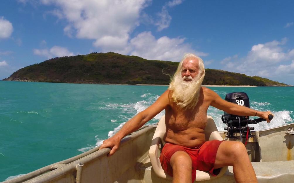 David Glasheen has been living on a desert island for 20 years