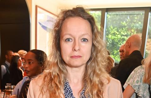 Samantha Morton at a luncheon.