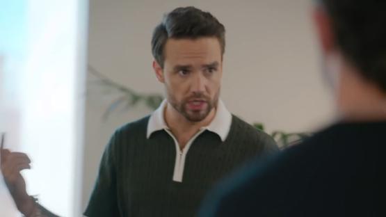Liam Payne judging on the reality show, *Building the Band*.