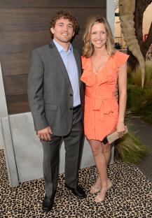 Amy and Ben Askren at an awards ceremony.