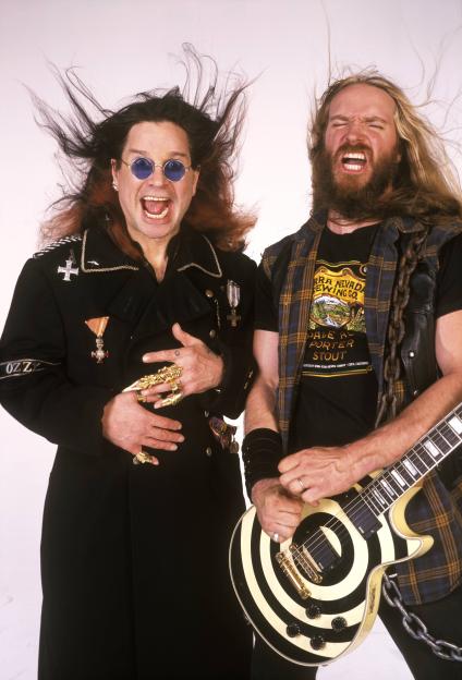 Photo of Ozzy Osbourne and Zakk Wylde.