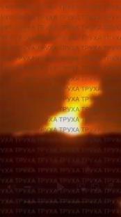 Explosions in Kremenchuk from missile and drone strikes.