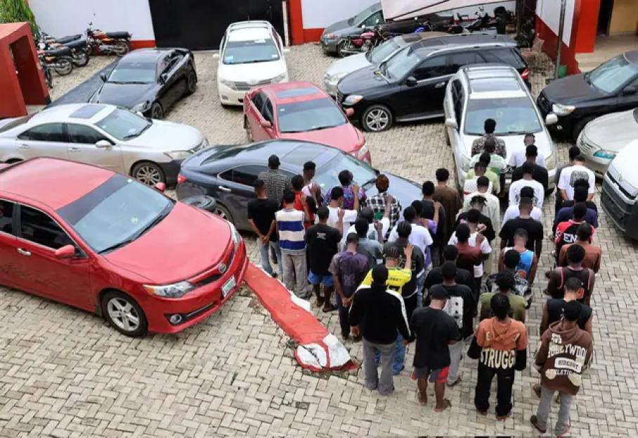 EFCC arrests 48 suspected internet fraudsters in Abeokuta 3