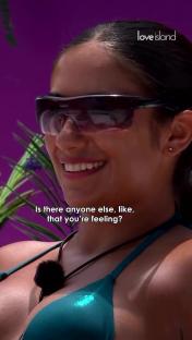 Shakira from Love Island asked if there is anyone else she is feeling.