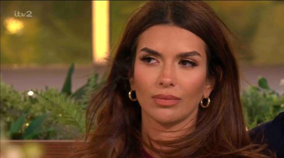 Ekin-Su CülcüloÄlu at a Love Island dinner party.