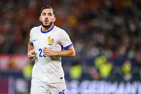 Rayan Cherki of France looks on during the UEFA Nations League 2025 Semi-final match between Spain and France at Stuttgart Arena on June 5, 2025 in Stuttgart, Germany. (Photo by GSI/Icon Sport via Getty Images)