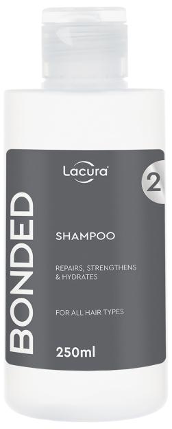 Lacura Bonded Shampoo bottle.