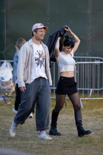 Lily Allen and James Norton at the Lido Festival.