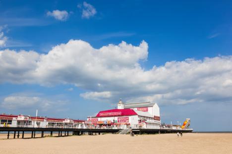 Great Yarmouth beach and pier.