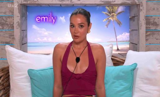 Emily from Love Island speaking.