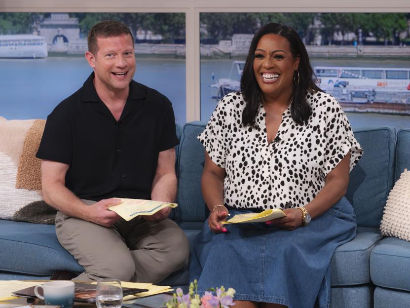 Dermot O'Leary and Alison Hammond on This Morning.
