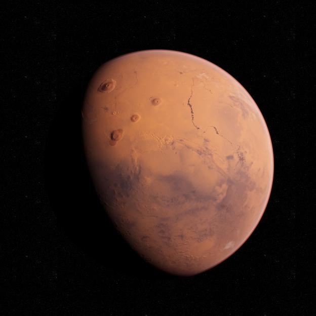 Illustration of Mars.