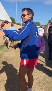 Harry Styles at Glastonbury.
