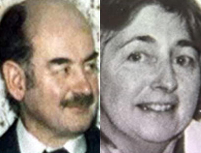 Photos of Richard and Helen Thomas, murder victims.