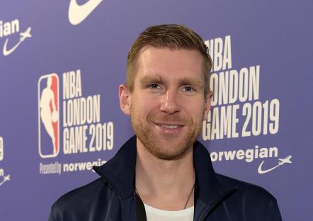 Per Mertesacker at the NBA London Game 2019.