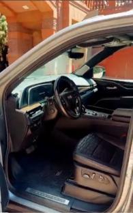 Interior view of Valteri Bottas's car.