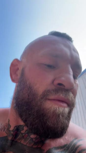 Conor McGregor with a mohawk hairstyle.