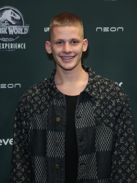 7 June 2025. LONDON, ENGLAND – June 7: Freddie Brazier attends a launch party to celebrate the opening of Jurassic World: The Experience at London’s newest visitor attraction NEON at Battersea Power Station.