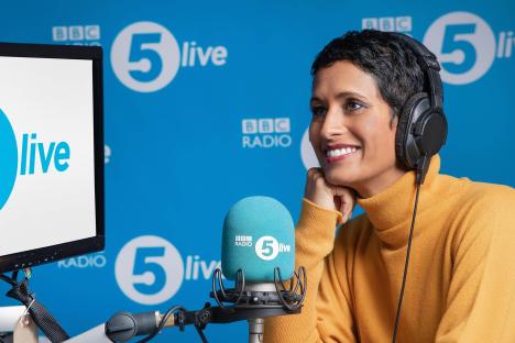 Naga Munchetty on BBC Radio 5 Live.