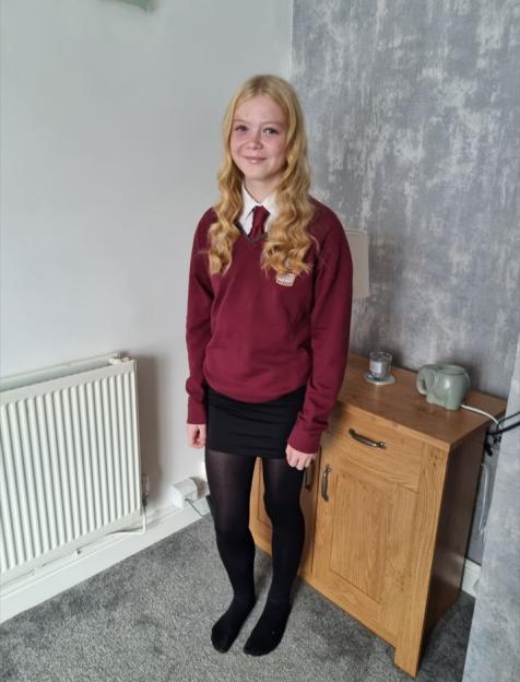 Photo of Keely Morgan, a 15-year-old girl.