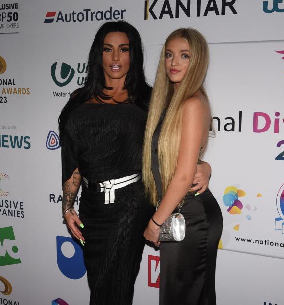 Katie Price and Princess Andre at the National Diversity Awards.
