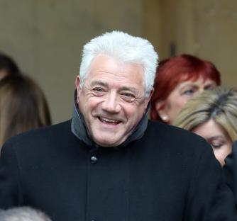 Kevin Keegan at Ray Wilkins' memorial service.