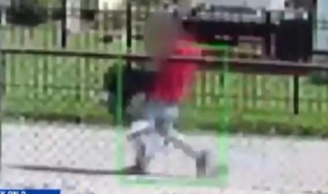 Security camera footage of a kidnapping.