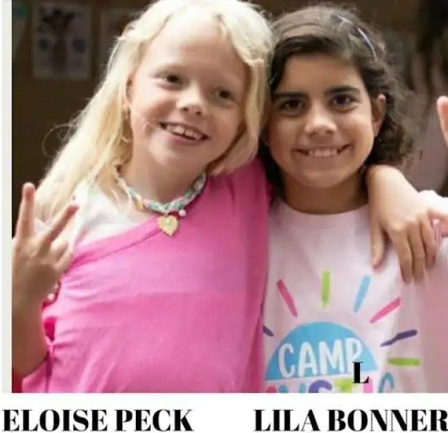 Photo of Eloise Peck and Lila Bonner.