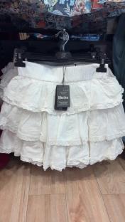 White tiered ruffle skirt by Rita Ora for Primark.