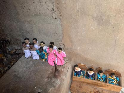 Voodoo dolls in Benin, West Africa.