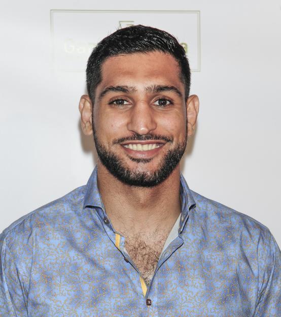 Amir Khan at a sports gala.